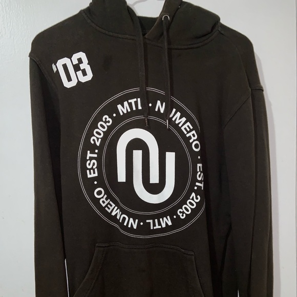 Numero Dark Olive Hoodie - Picture 1 of 1